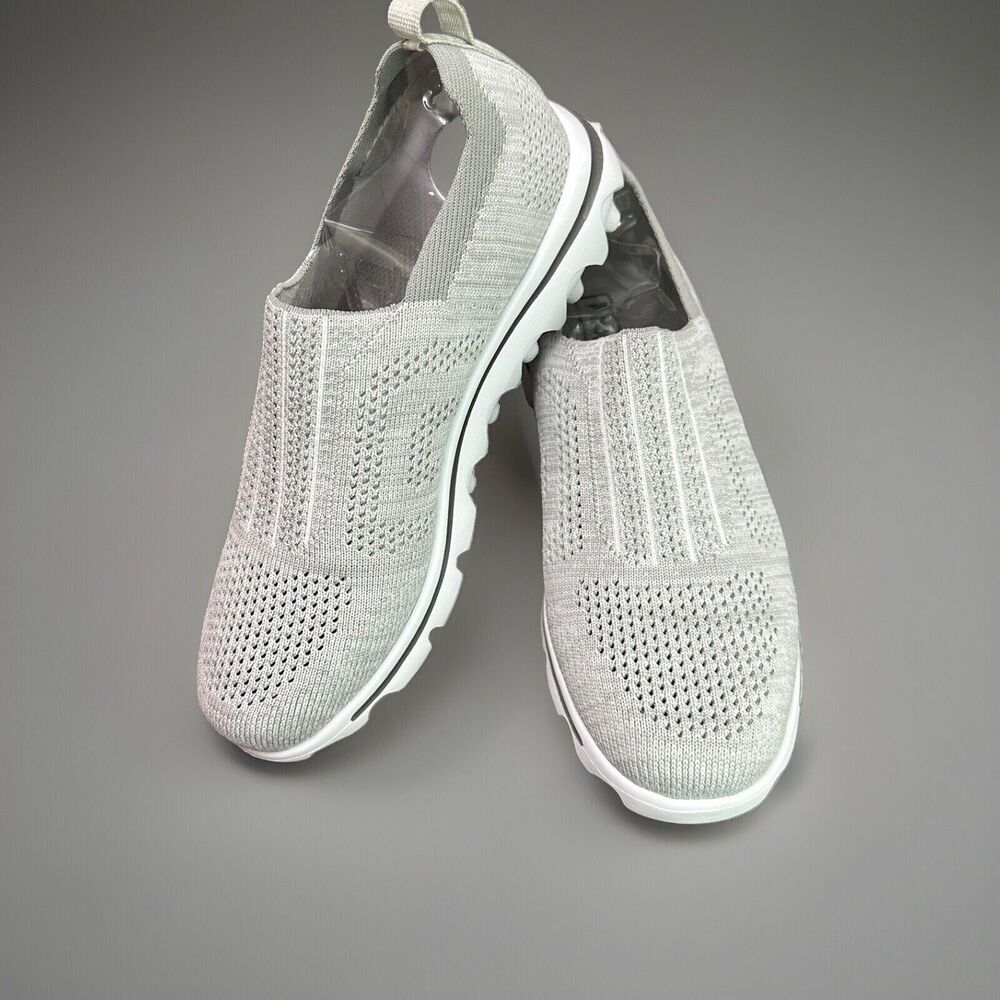NW Box  - Propet Women's TravelActiv Slip On, Pale Grey, 6 M - MSRP $80